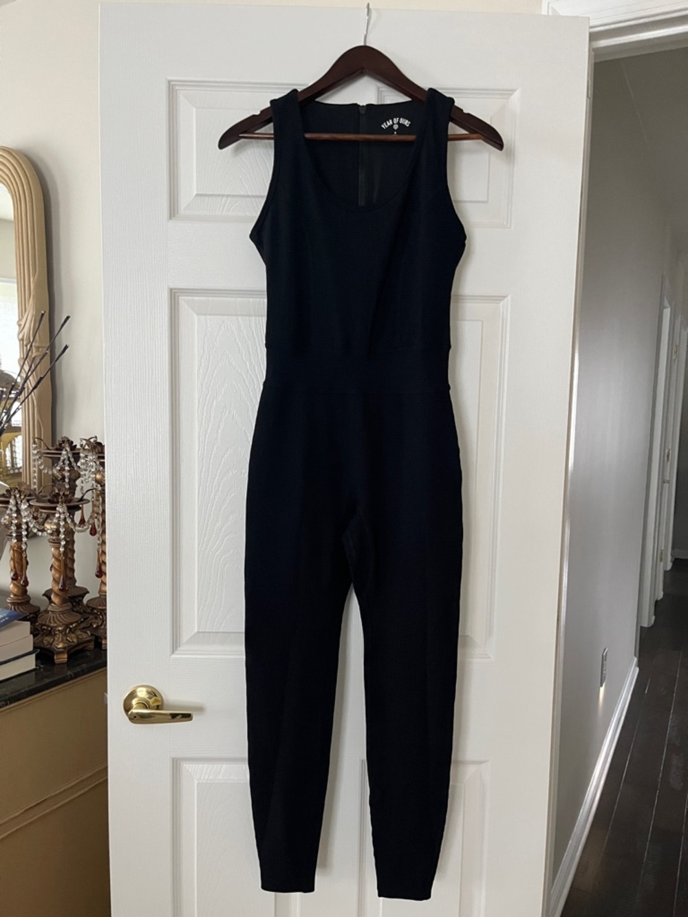 Year of Ours Black Sleeveless Slim Jumpsuit